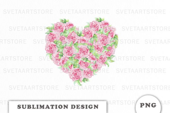 Download Watercolor Flower Heart Valentine's Day - Flower Collection